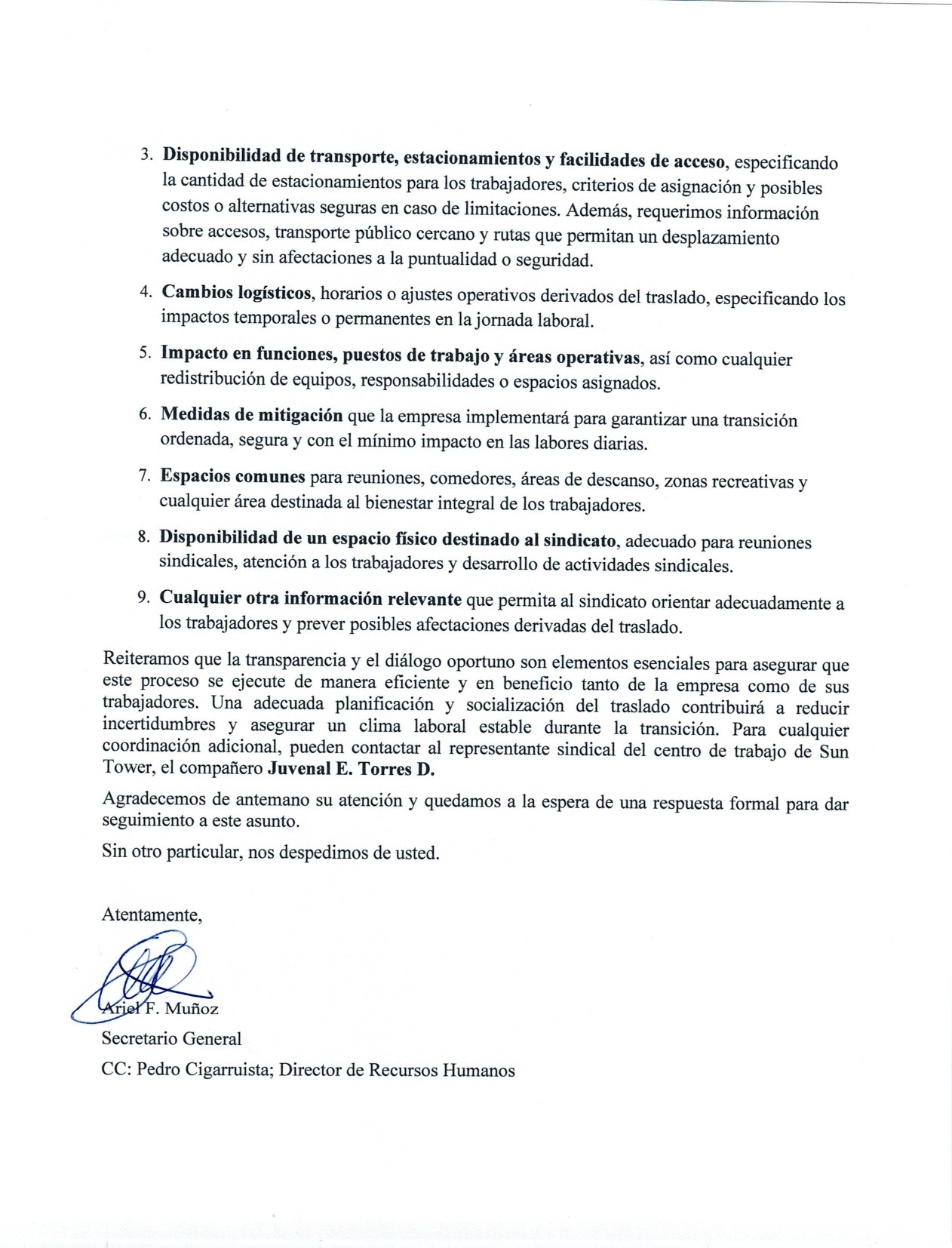 Comunicado SITIESPA Página 2