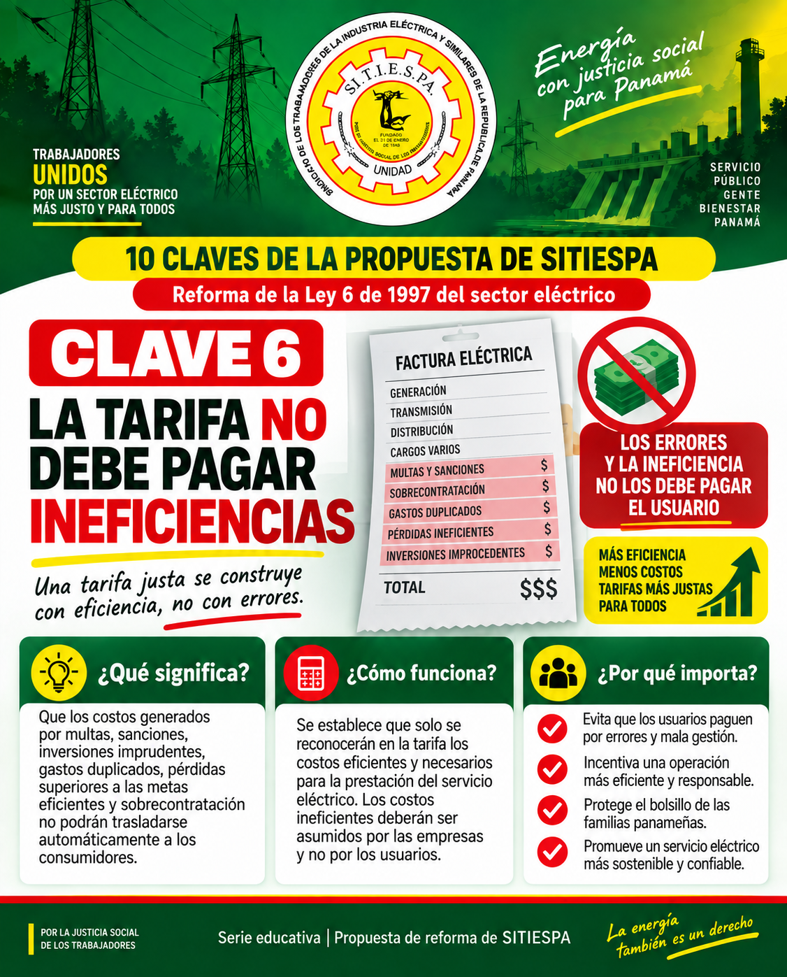 Clave 6 de la propuesta de SITIESPA